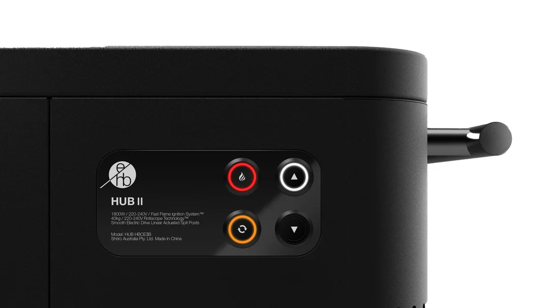 Everdure HUB™ Electric Ignition Charcoal Barbeque (Black) - Image 2