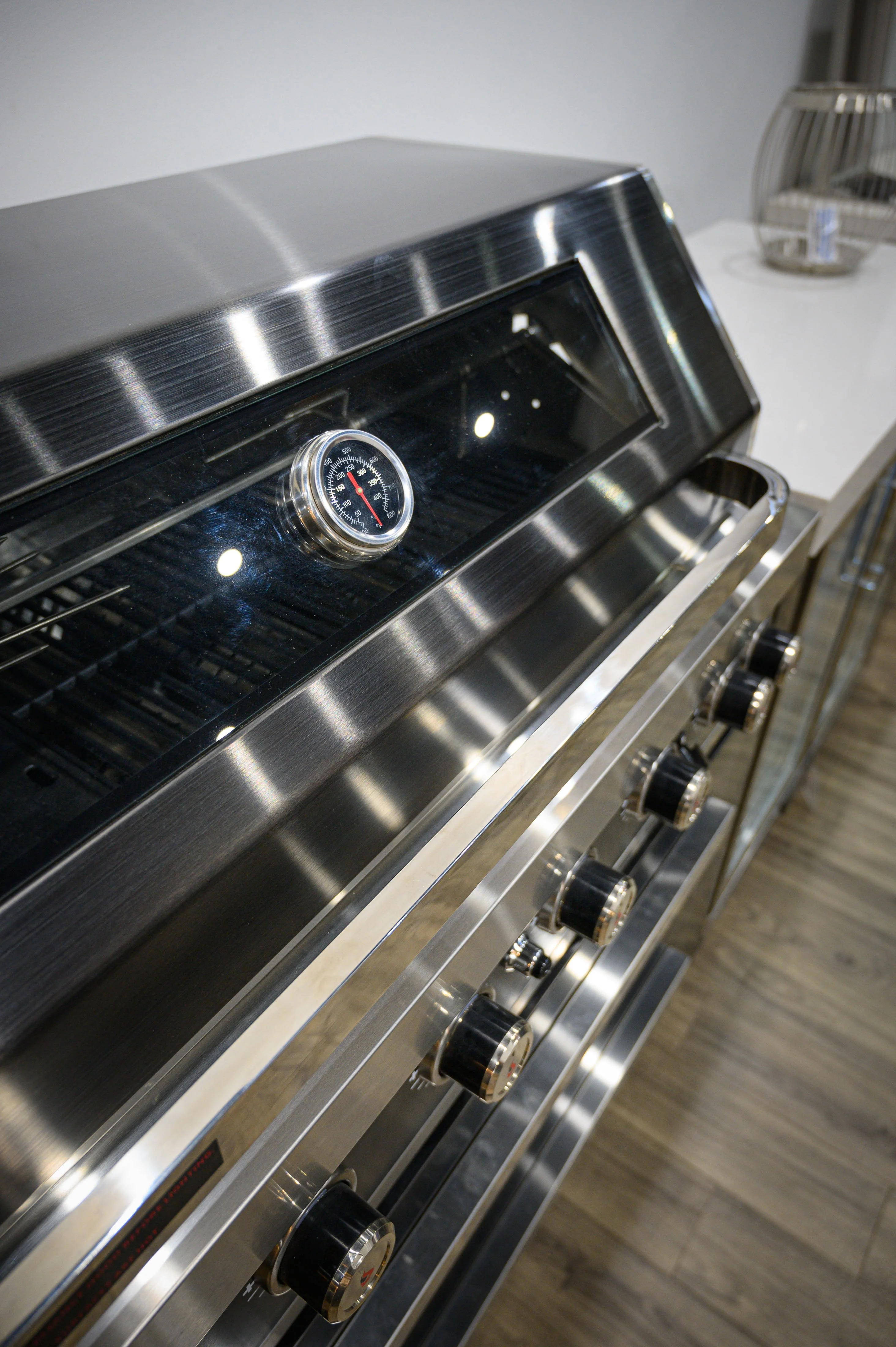 Everdure Neo Black Outdoor Kitchen With BBQ, 208L Double Door Fridge and Storage - Image 5