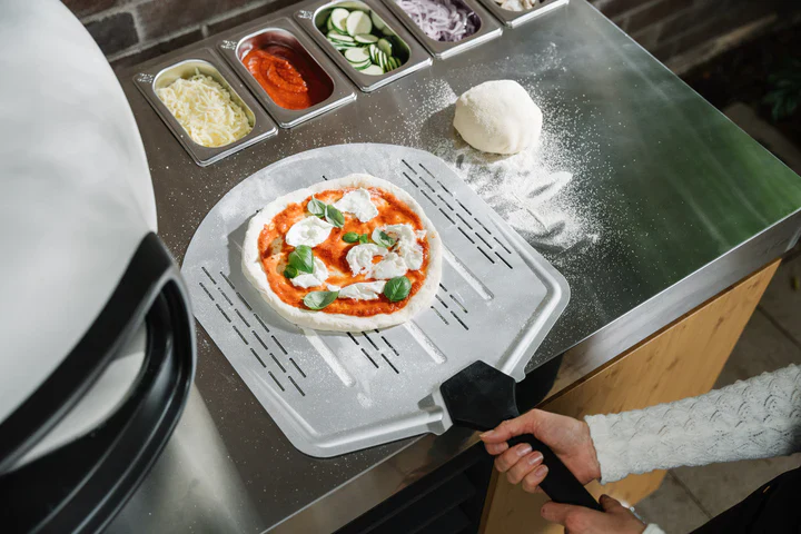 Everdure Pizza Oven Preparation Table - Timber Look - Image 10