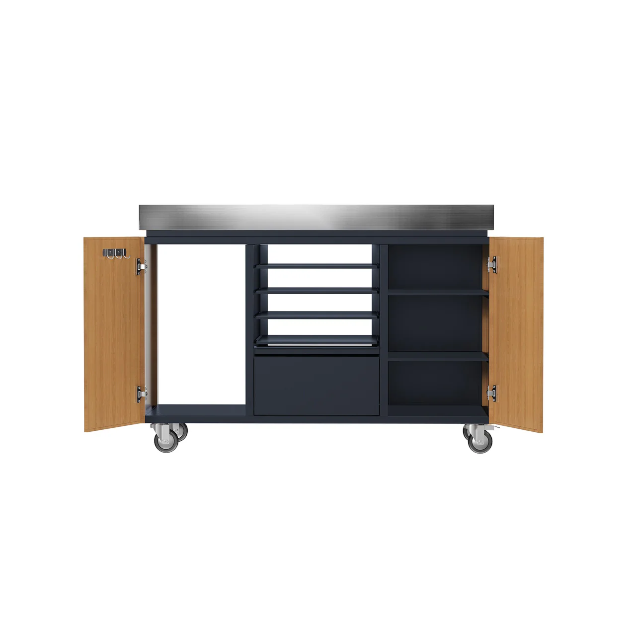 Everdure Pizza Oven Preparation Table - Timber Look - Image 3