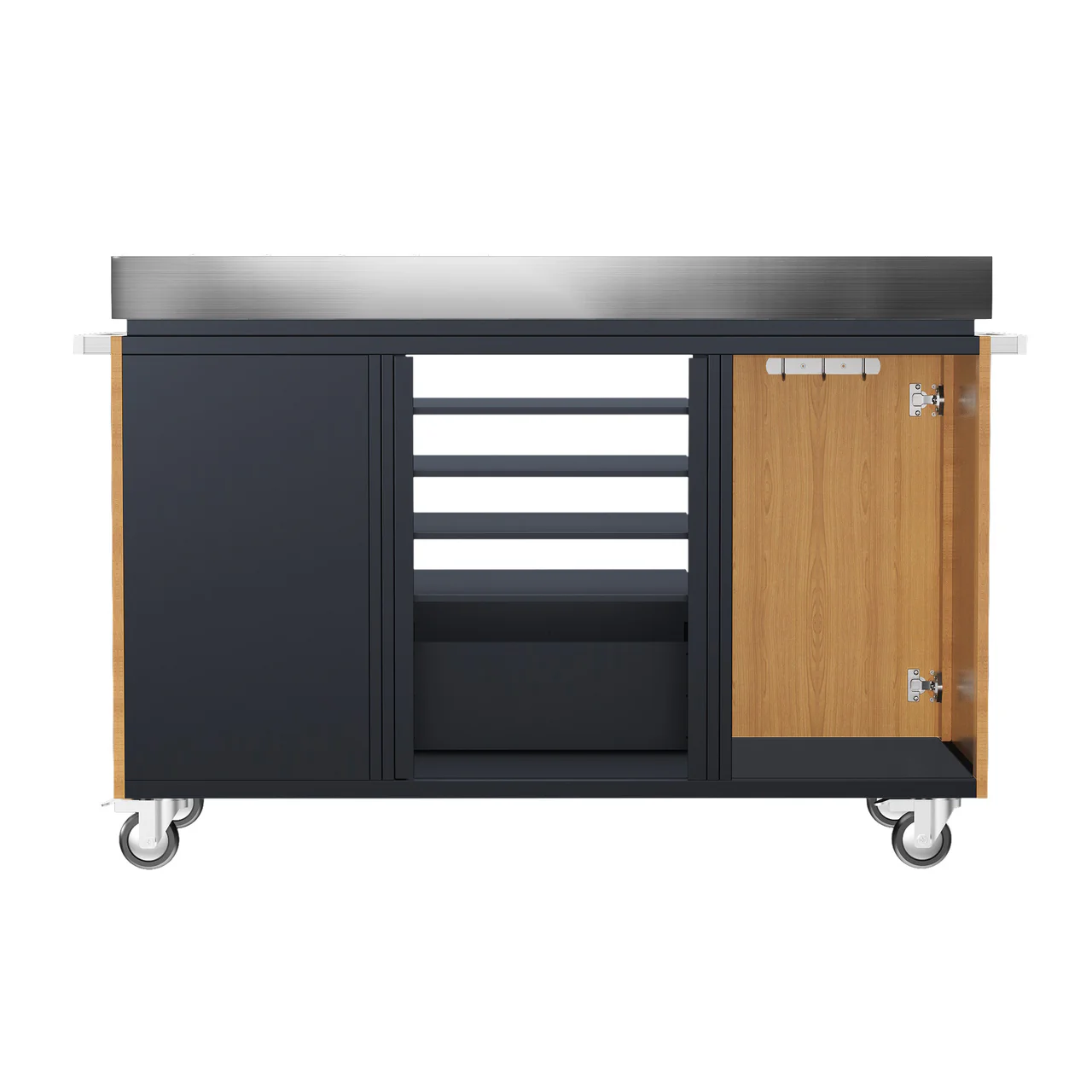 Everdure Pizza Oven Preparation Table - Timber Look - Image 5
