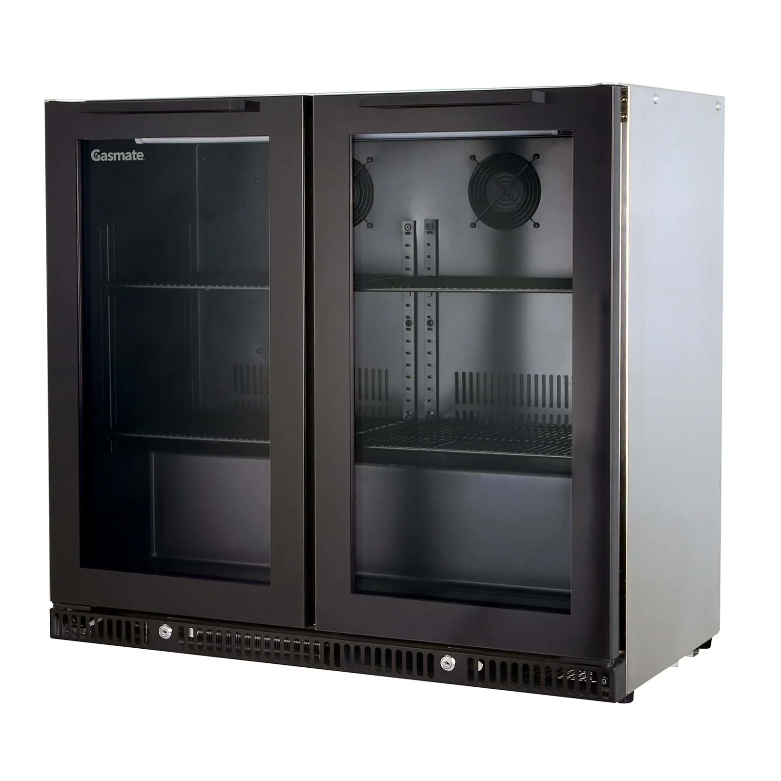Gasmate Nova Graphite Outdoor Kitchen with Sink, 6 Burner BBQ and Double Door Fridge + Top - Image 5