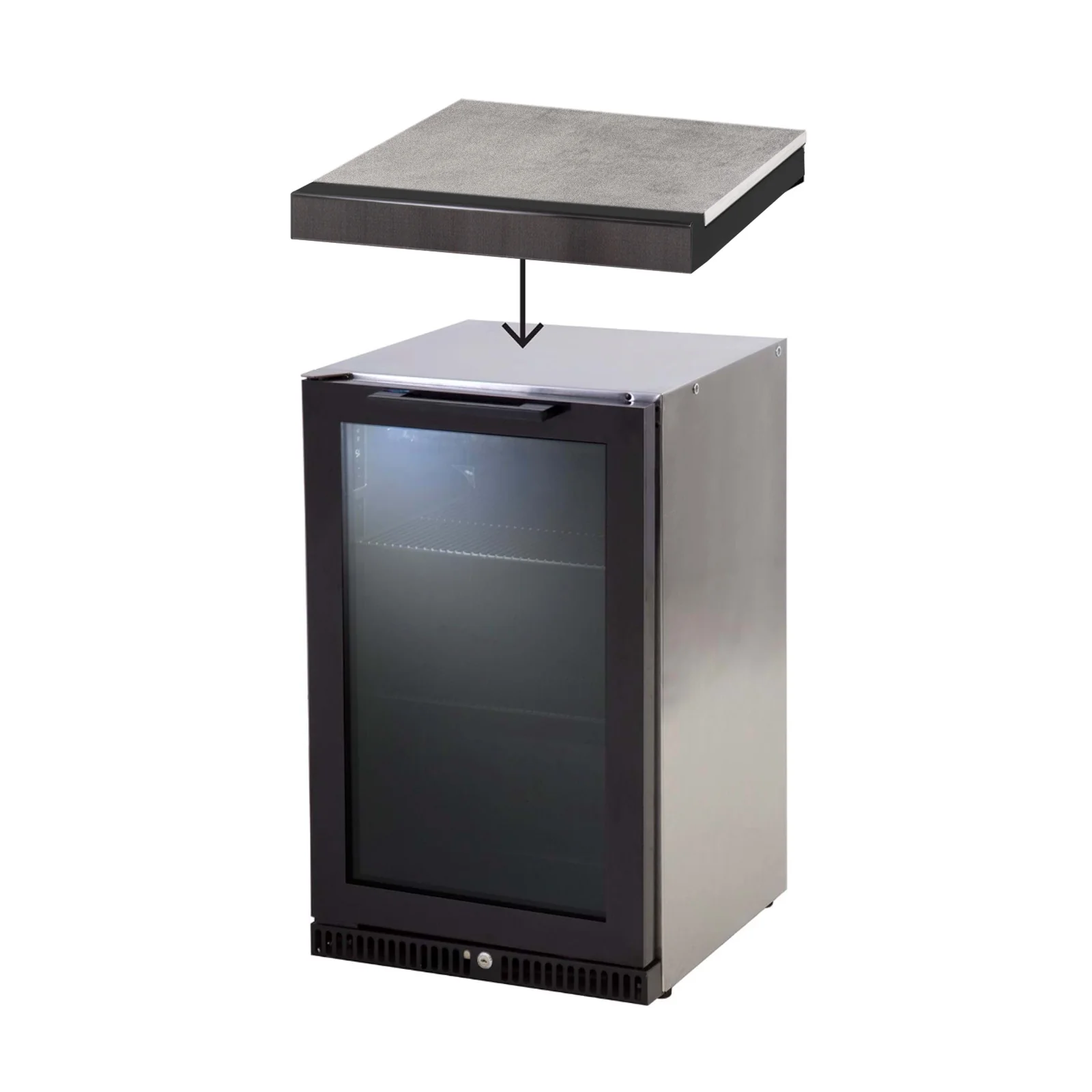 Gasmate Nova MK2 1 Door Premium Fridge Top - Image 2