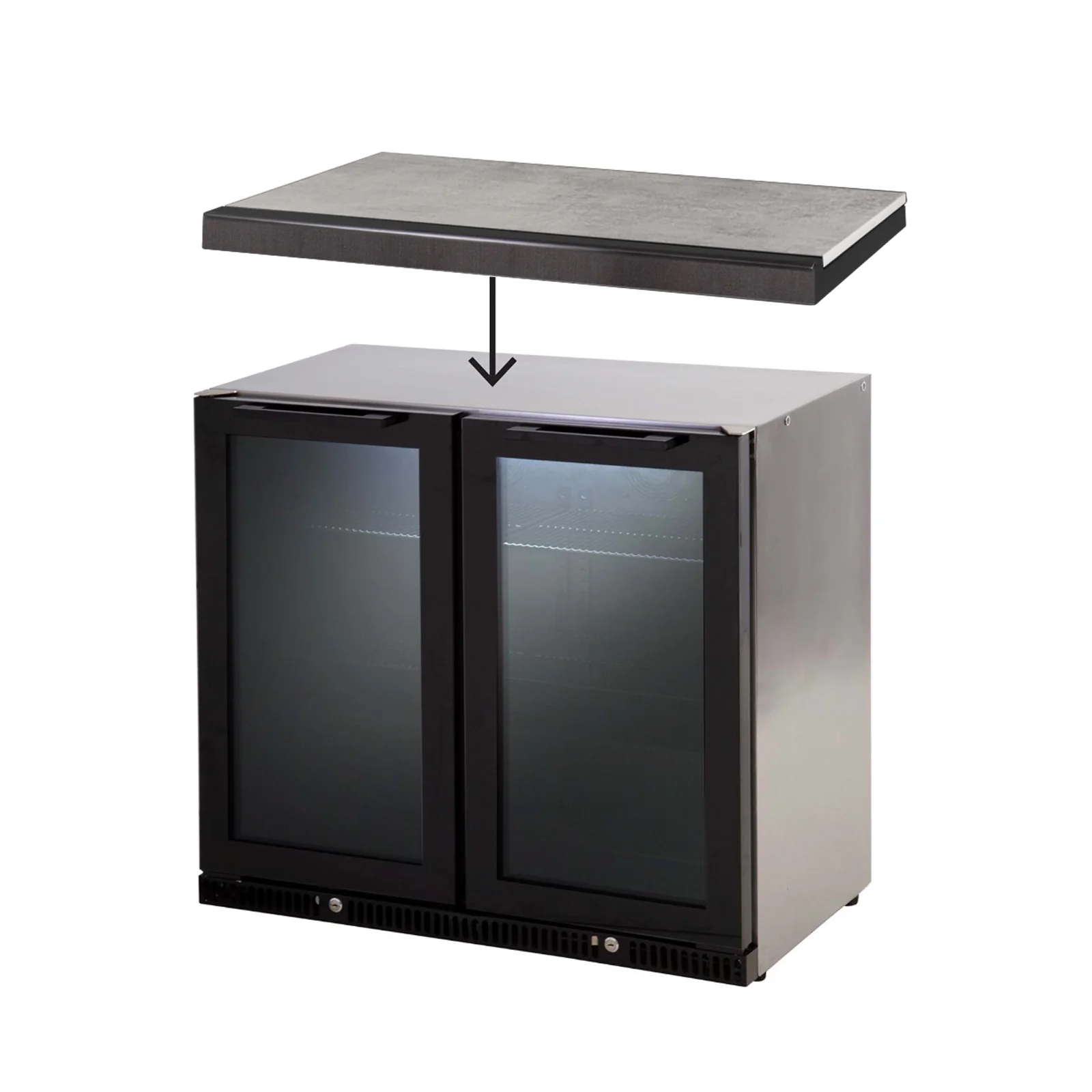 Gasmate Nova MK2 2 Door Premium Fridge Top - Image 2