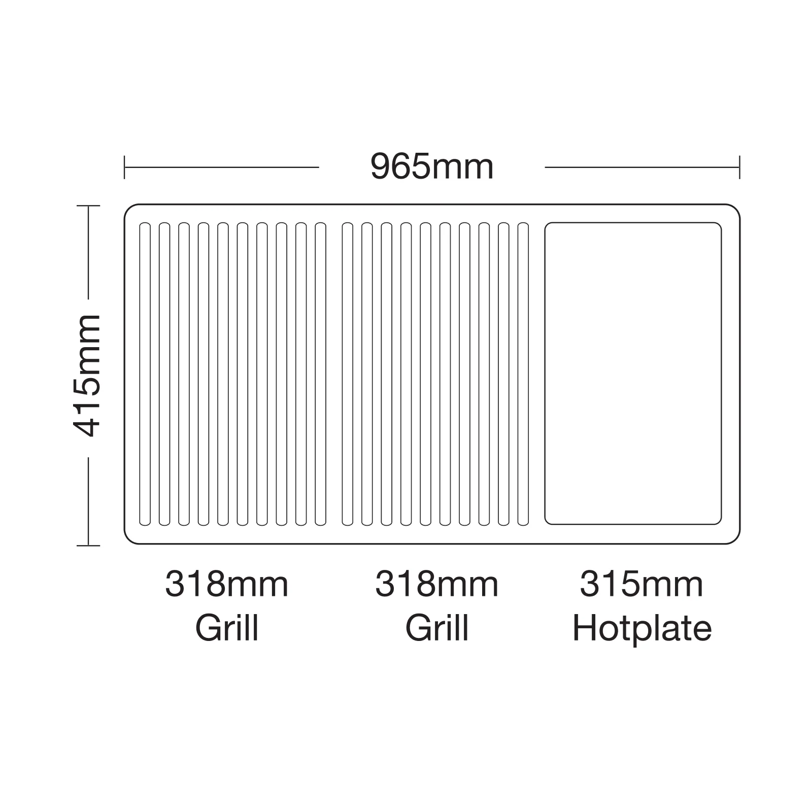 Gasmate Nova MK2 6 Burner Classic Built In Gas BBQ - Image 3