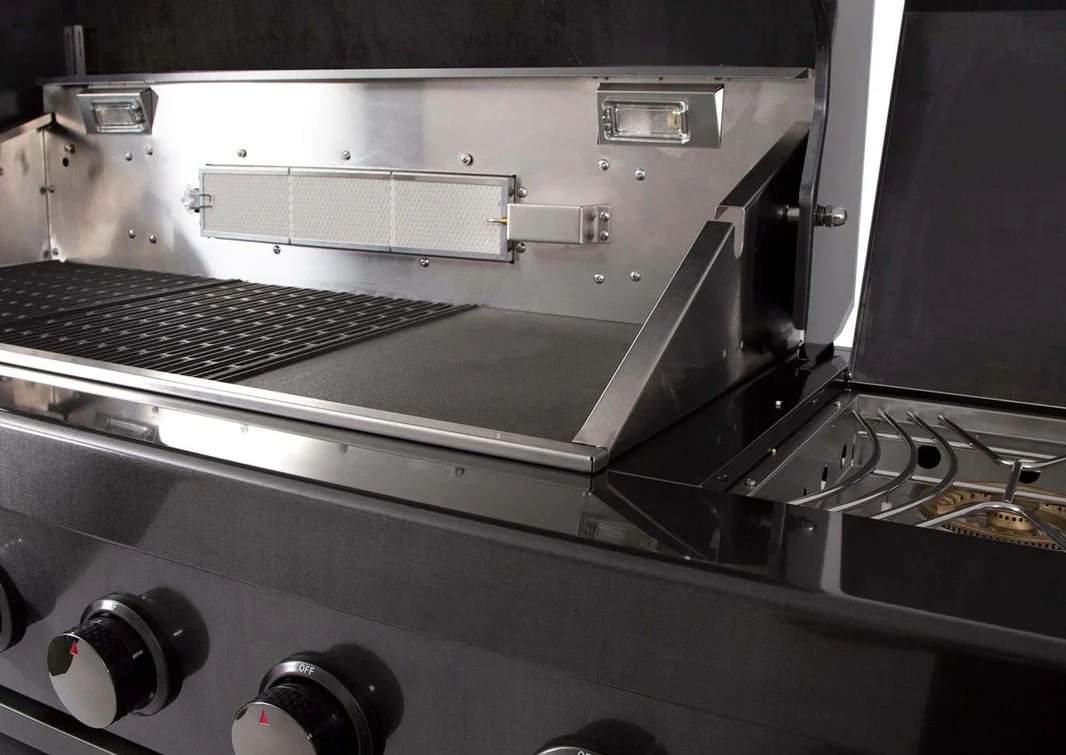 Gasmate Nova MK2 Graphite Outdoor Kitchen with 6 Burner BBQ and Single Door Fridge + Top - Image 10