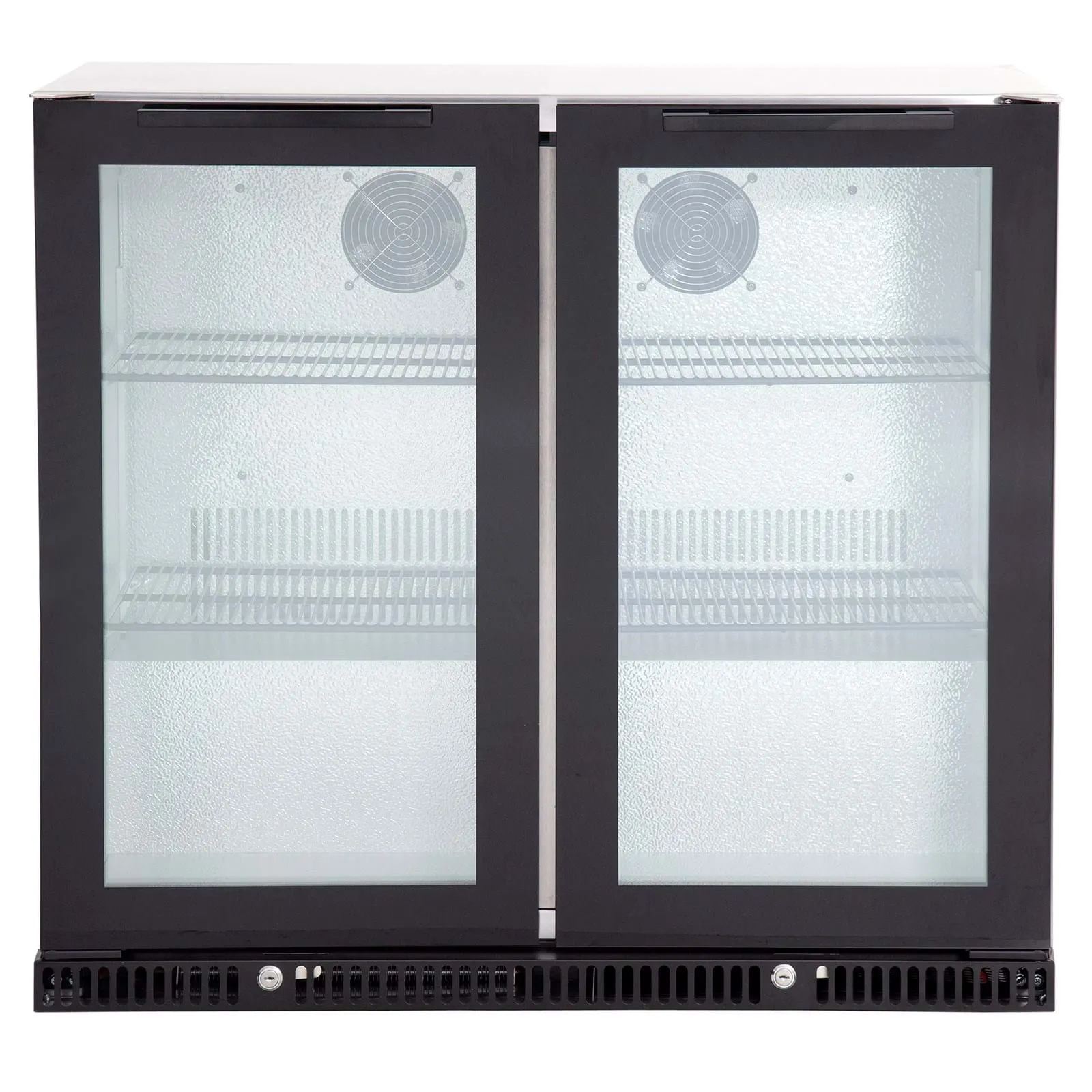 Gasmate 187 Litre Premium Double Glass Door Bar Fridge with Aluminium Interior - BFR2080 - Image 4