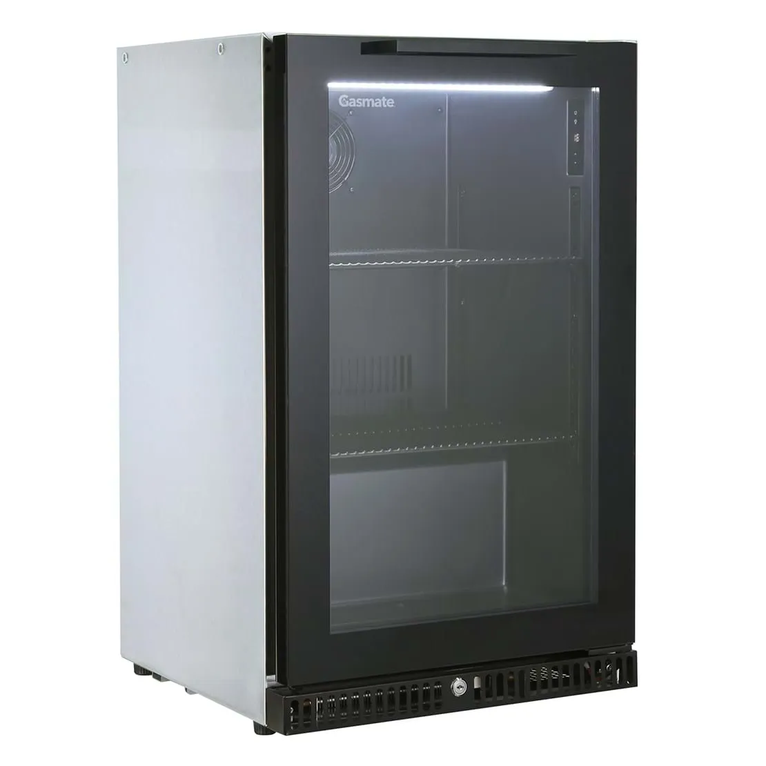 Gasmate 97 Litre Premium Single Glass Door Bar Fridge with Black Interior - BFR1088 - Image 4