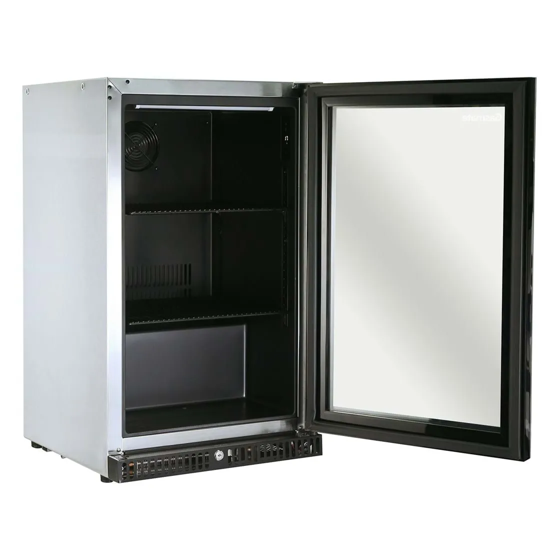 Gasmate 97 Litre Premium Single Glass Door Bar Fridge with Black Interior - BFR1088 - Image 6