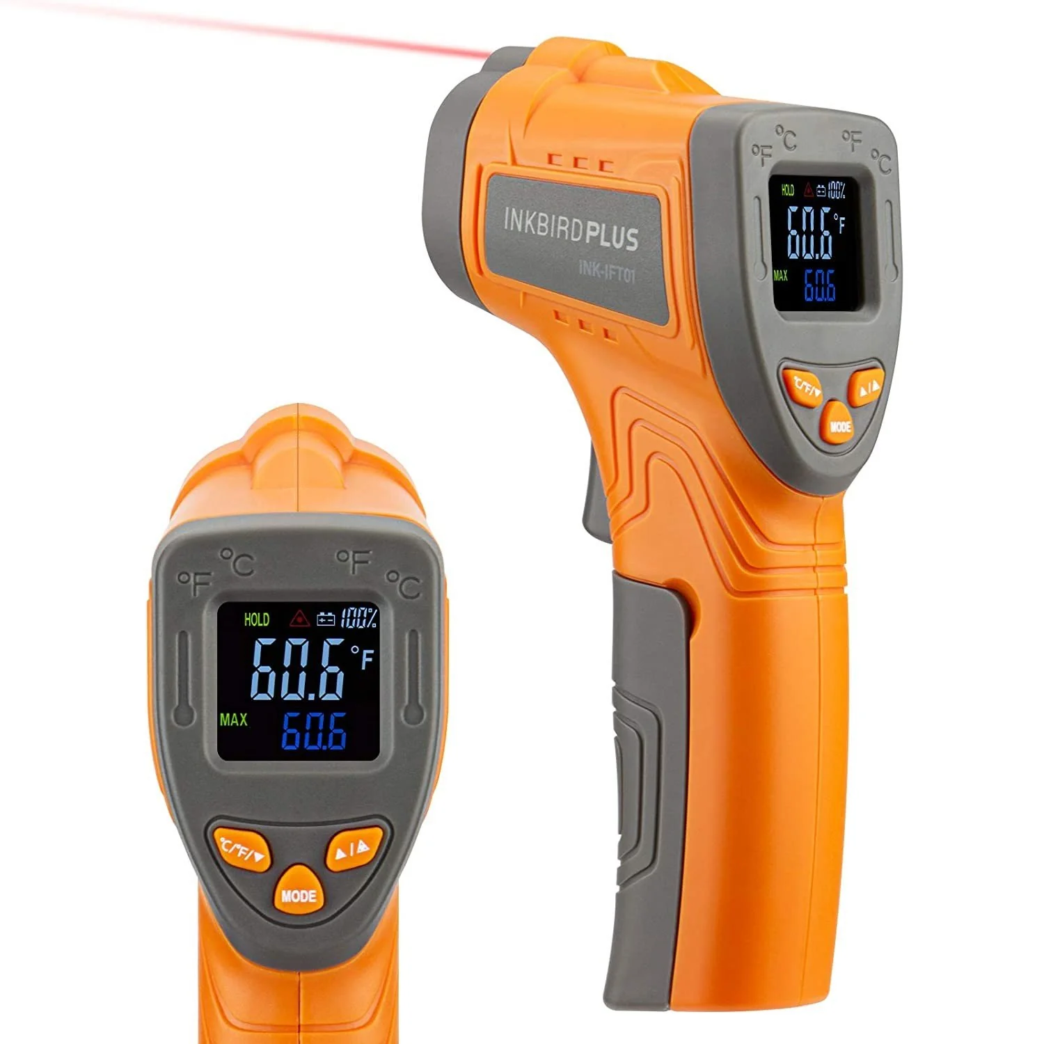 Inkbird Laser Digital IR Thermometer Gun - Image 2