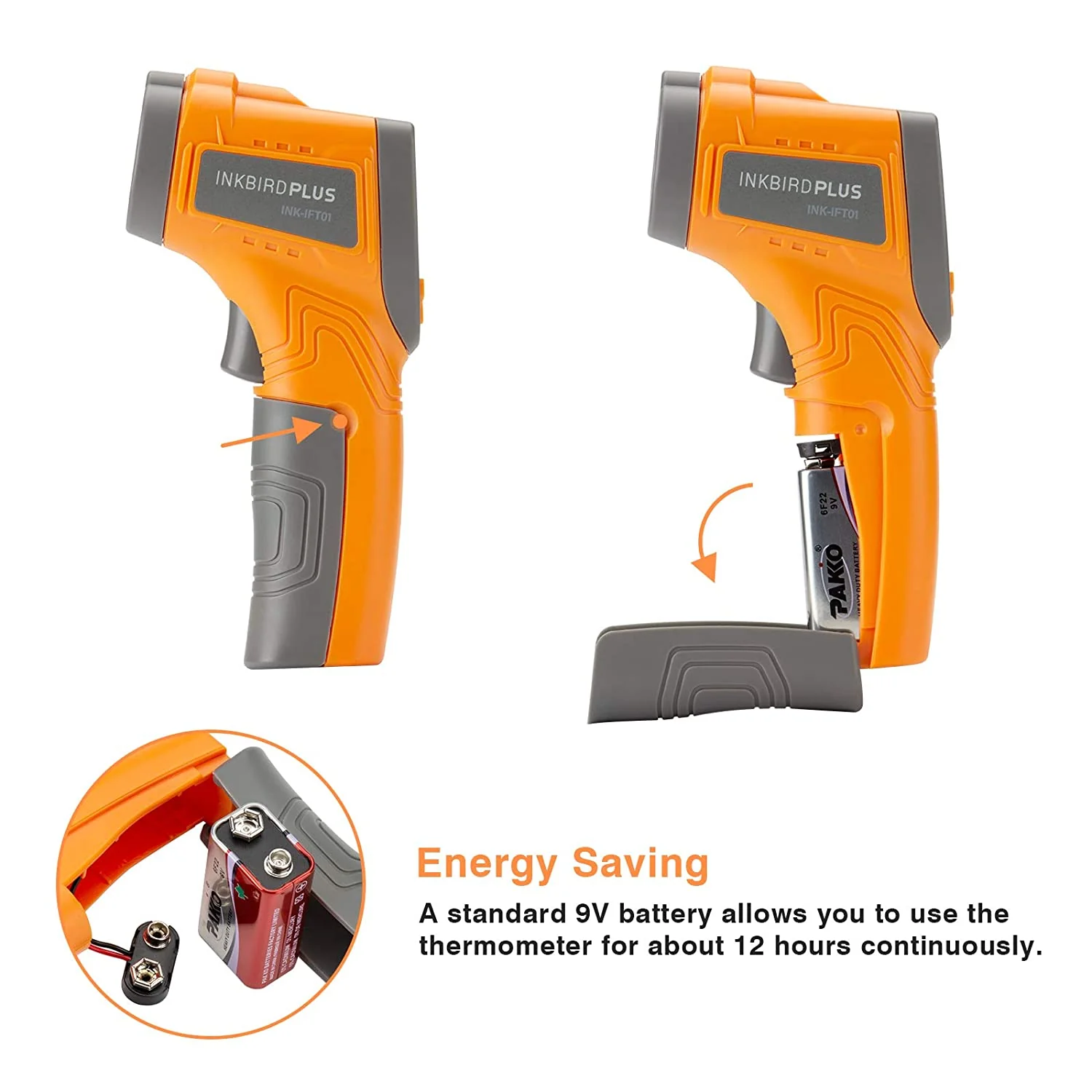 Inkbird Laser Digital IR Thermometer Gun - Image 4