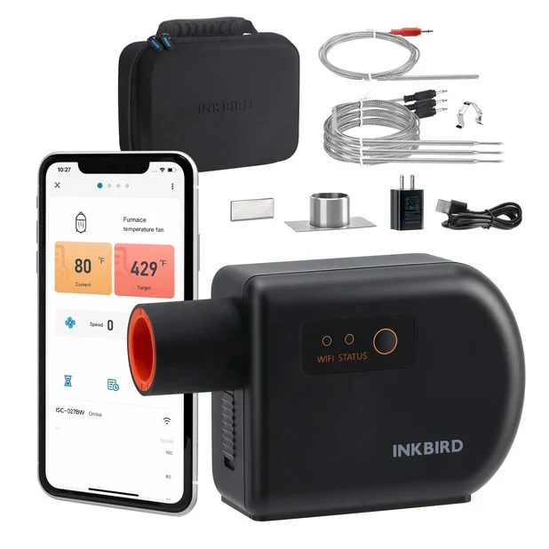 Inkbird WIFI Bluetooth Smoker Temperature Controller ISC-027BW - Image 4