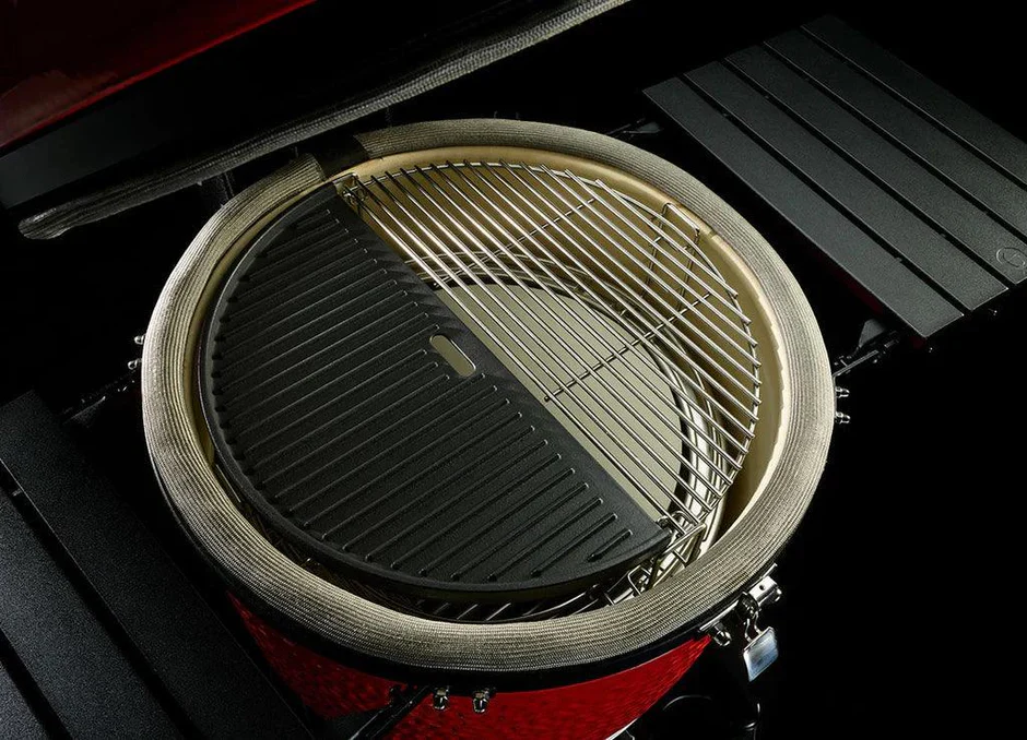 Kamado Joe Half Moon Cast Iron Reversible Griddle - Image 2