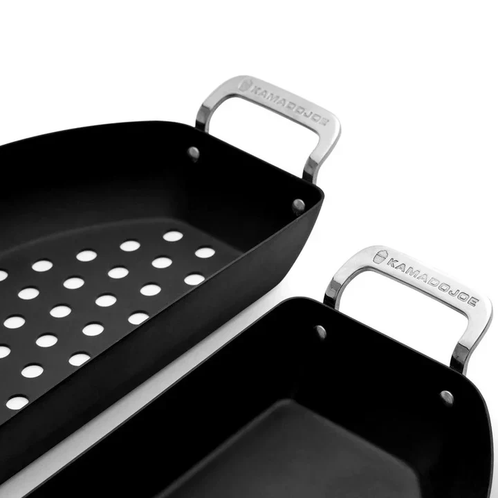 Kamado Joe Karbon Steel Half Moon Pan - Image 2