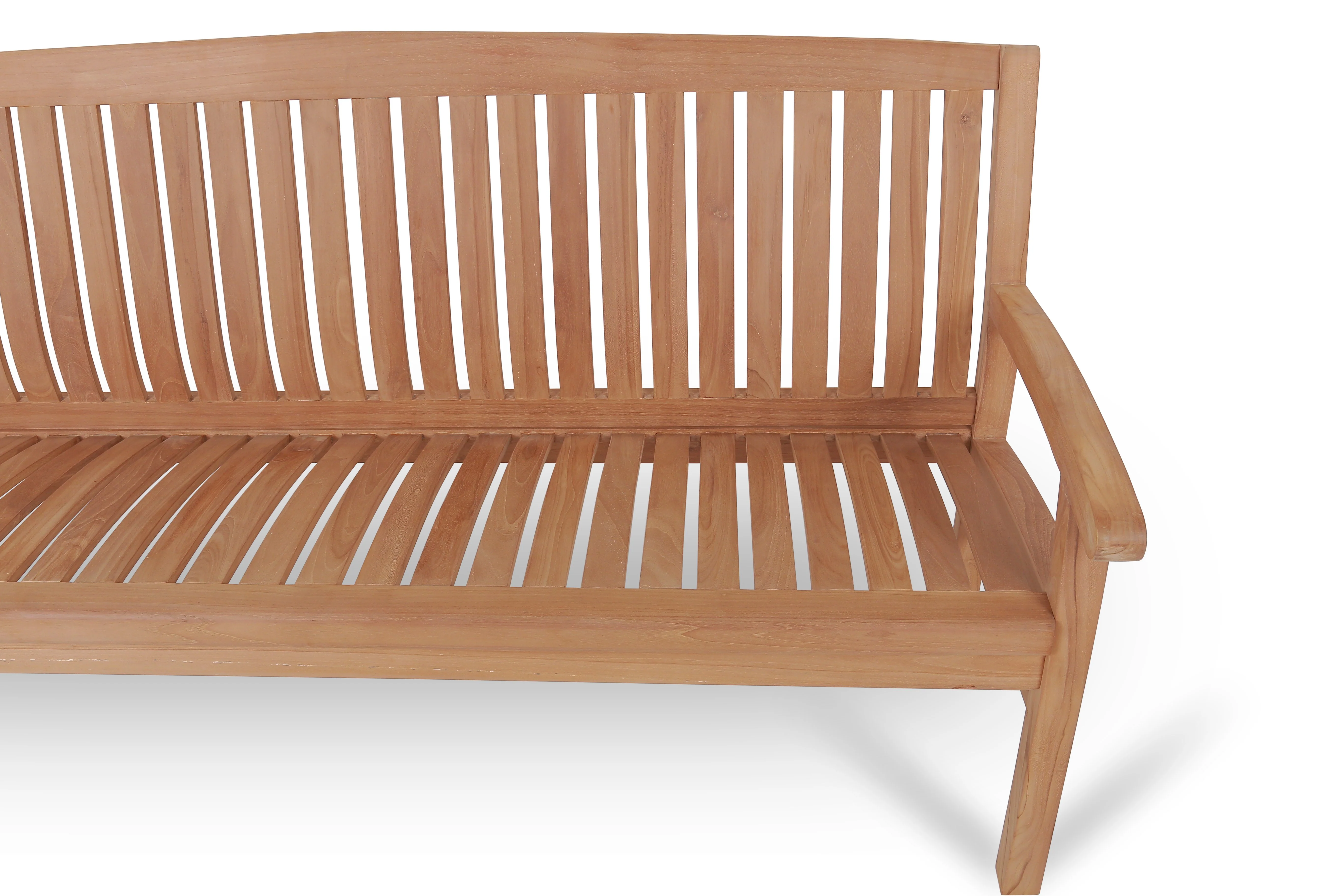 East India Kingston Teak Bench - Image 3