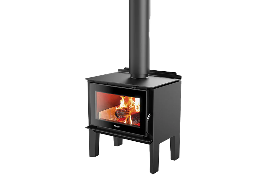 Masport Auburn 6 Freestanding Wood Fireplace with Legs - Image 2