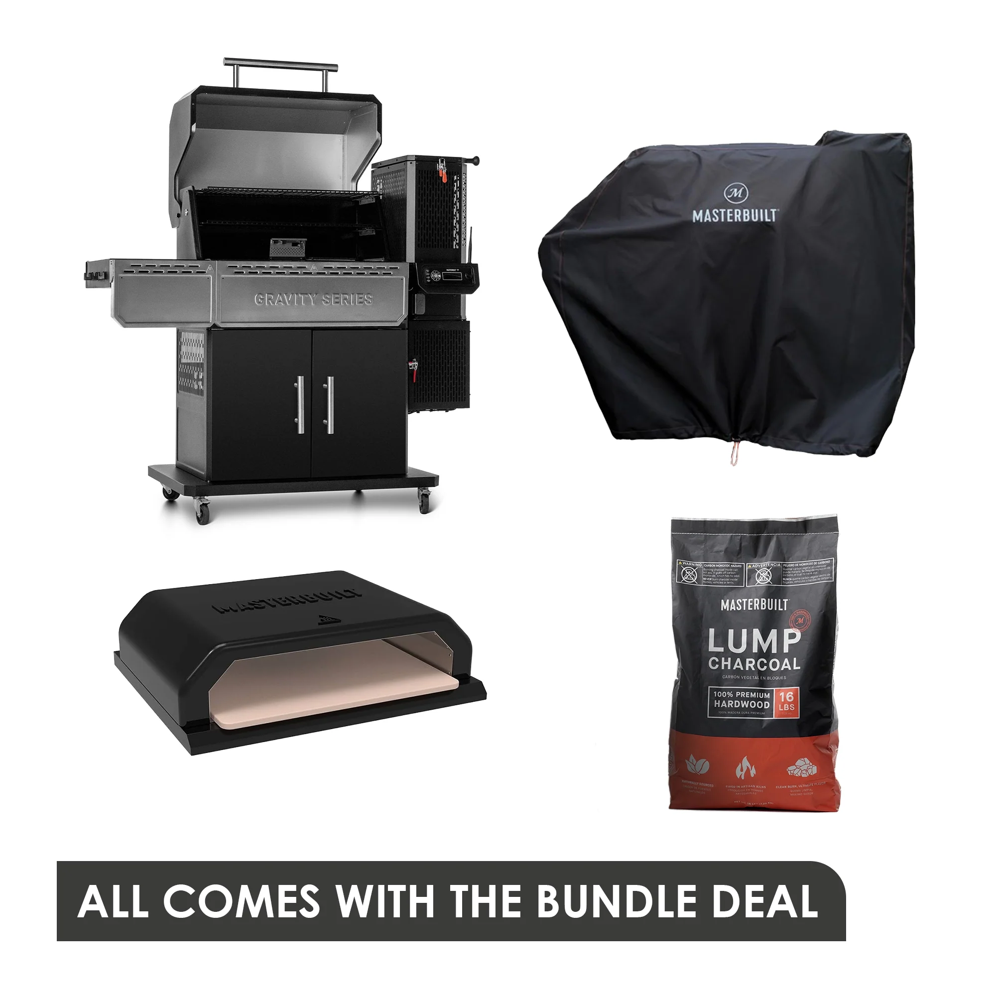 Masterbuilt Gravity Series 1150 Digital Charcoal BBQ + Smoker - Bundle - Image 2