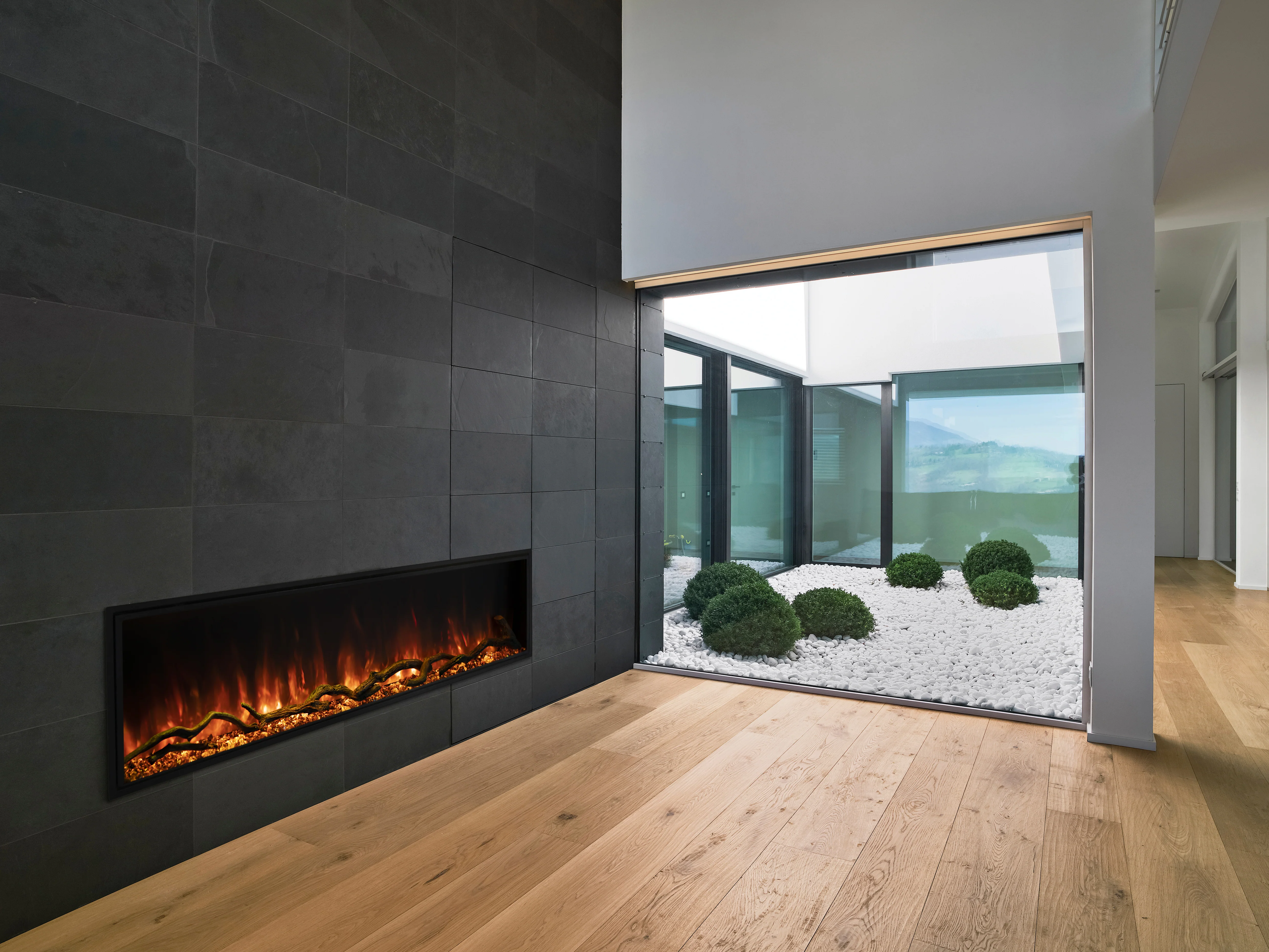 Modern Flames Landscape Pro Slim Gen 2 - Inbuilt Electric Heater - Image 3