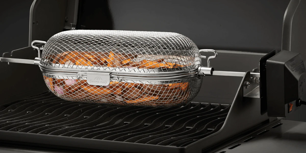Napoleon Pro Rotisserie Grill Basket - Image 2