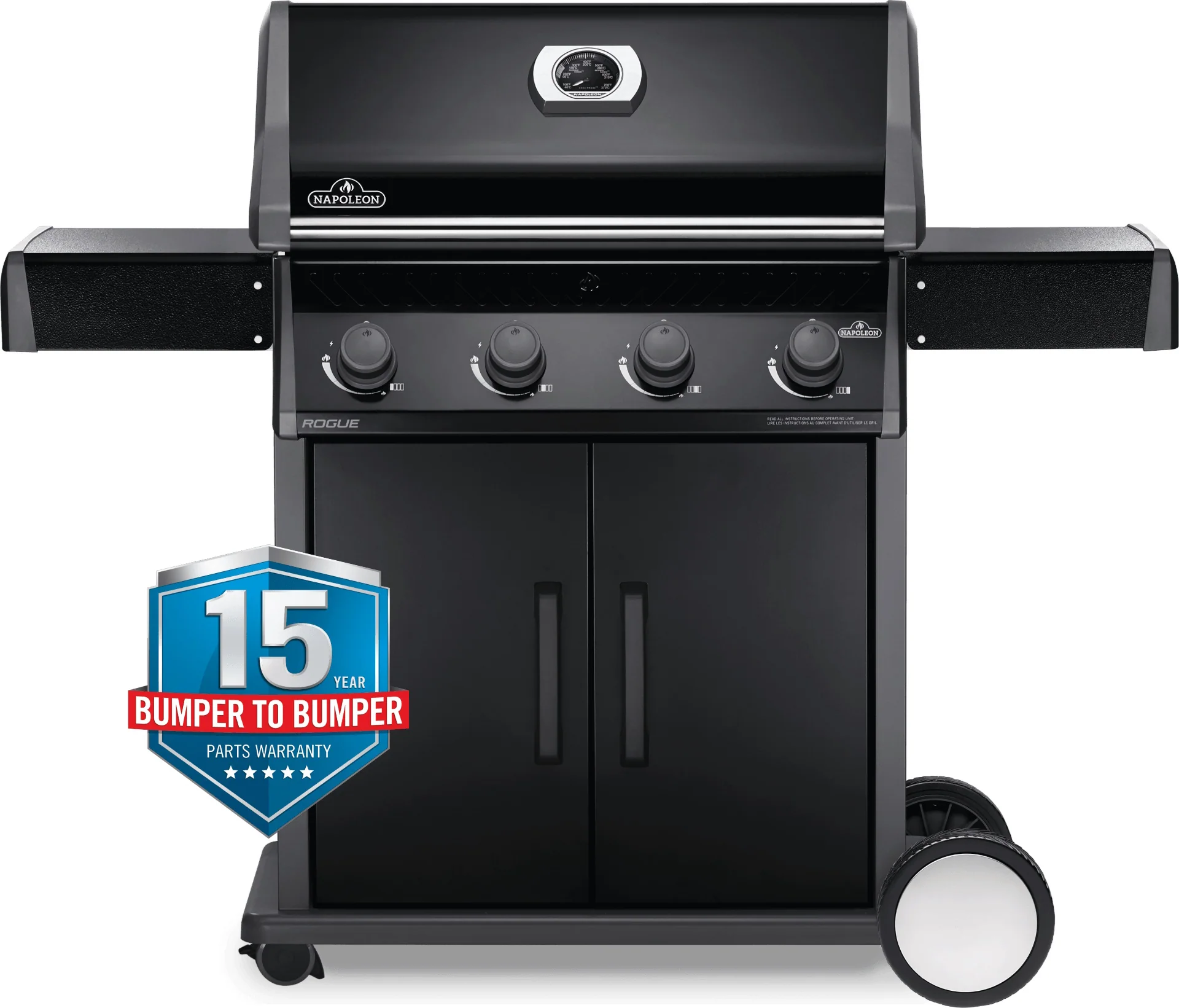 Napoleon Rogue 525 Black 4 Burner BBQ - Image 3