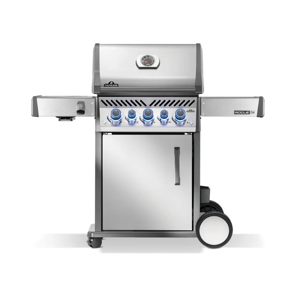 Napoleon Rogue Pro-S 425 SS 3 Burner BBQ with Infrared Sizzle Sideburner - Image 2
