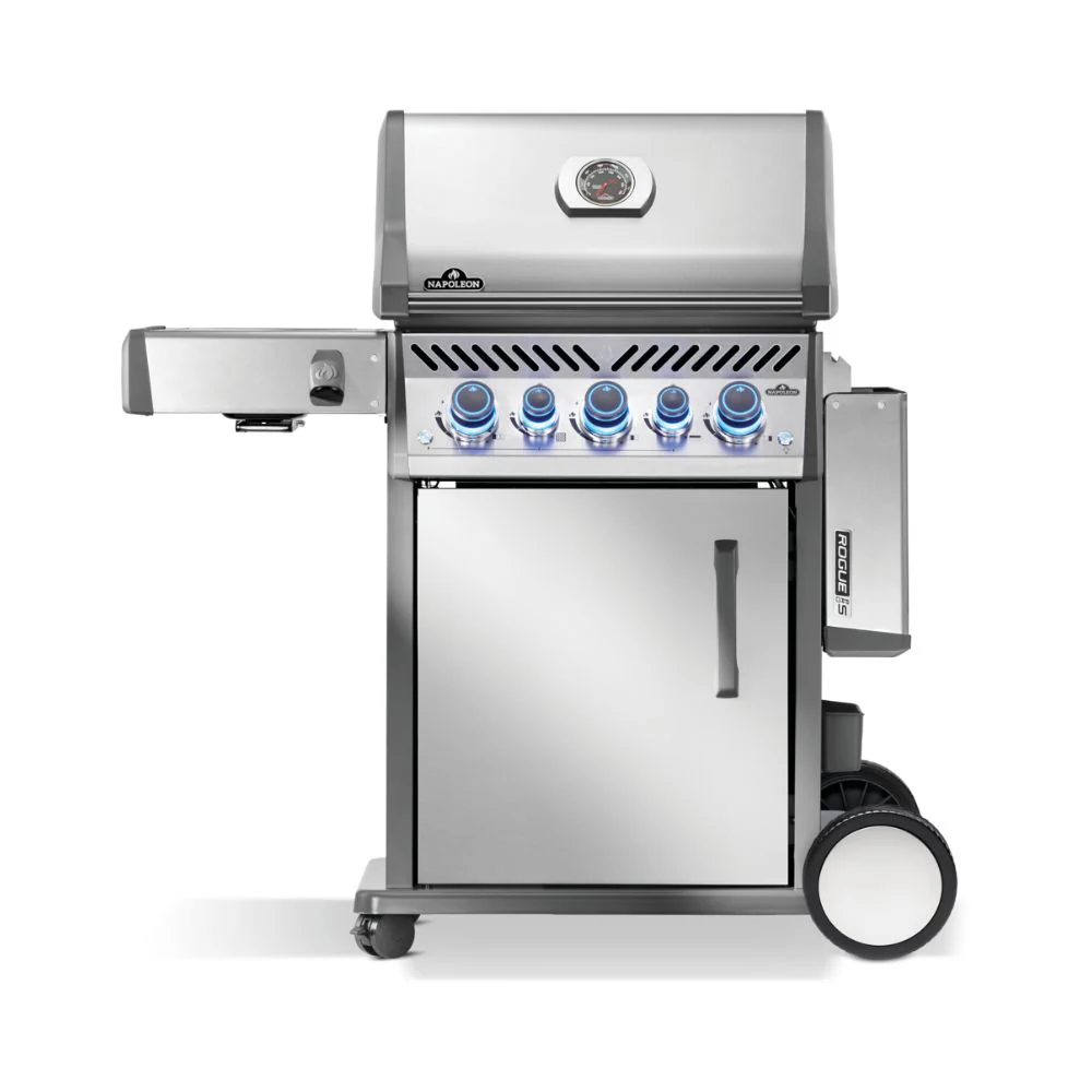 Napoleon Rogue Pro-S 425 SS 3 Burner BBQ with Infrared Sizzle Sideburner - Image 5