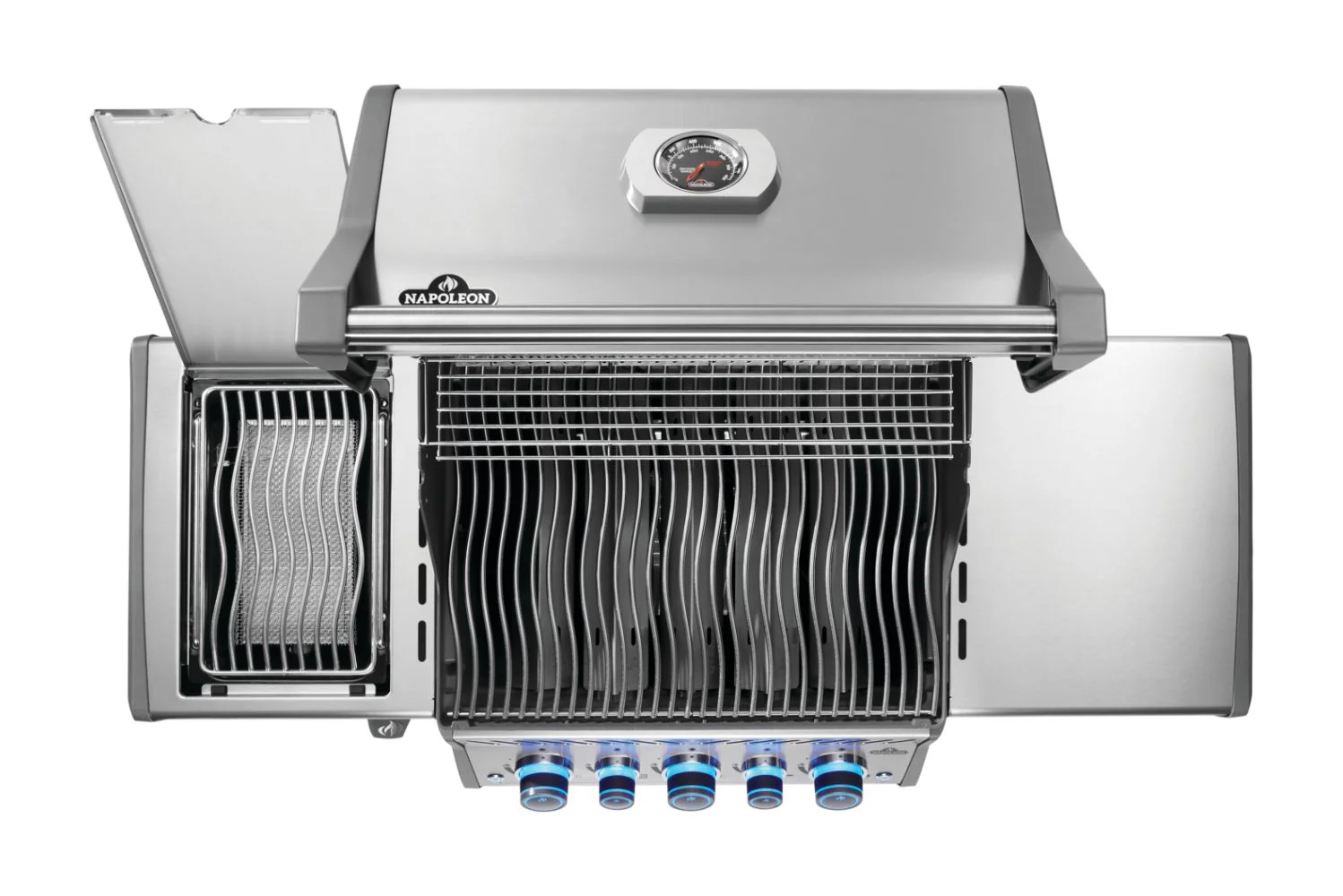 Napoleon Rogue Pro-S 425 SS 3 Burner BBQ with Infrared Sizzle Sideburner - Image 8