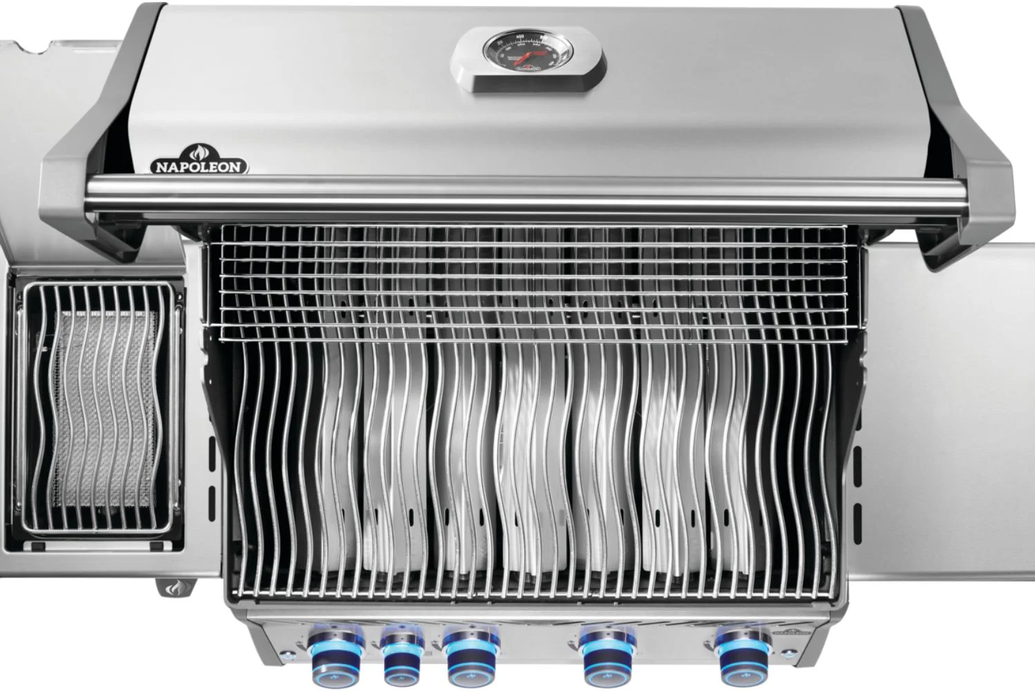 Napoleon Rogue Pro-S 525 SS 4 Burner BBQ with Infrared Sizzle Sideburner - Image 8
