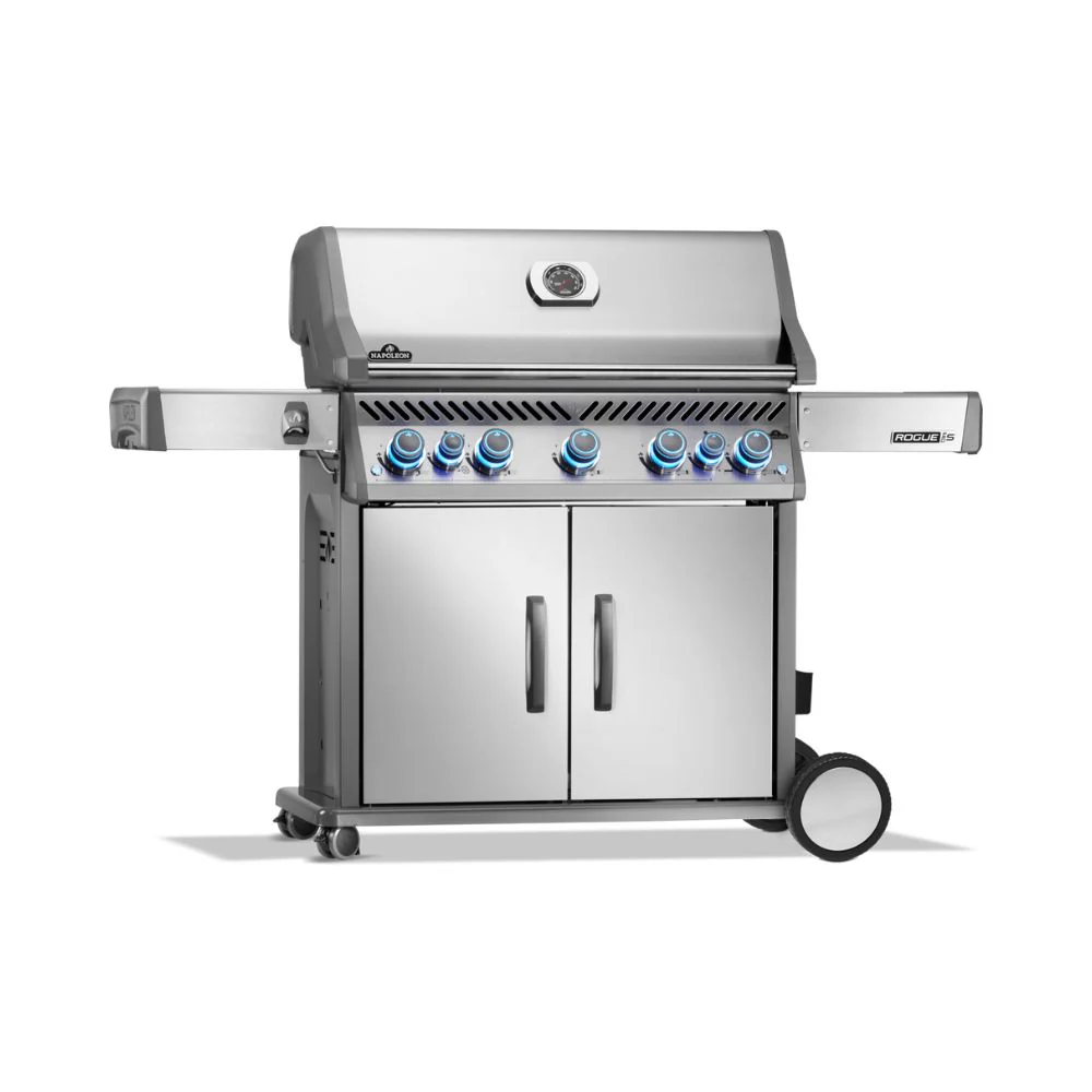 Napoleon Rogue Pro-S 625 SS 5 Burner BBQ with Infrared Sizzle Sideburner - Image 4