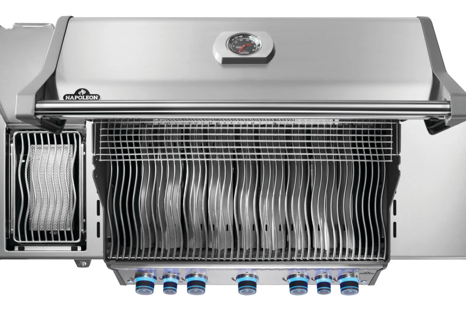 Napoleon Rogue Pro-S 625 SS 5 Burner BBQ with Infrared Sizzle Sideburner - Image 7