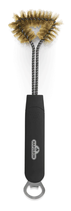 Napoleon Three Sided Grill Brush with Bottle Opener