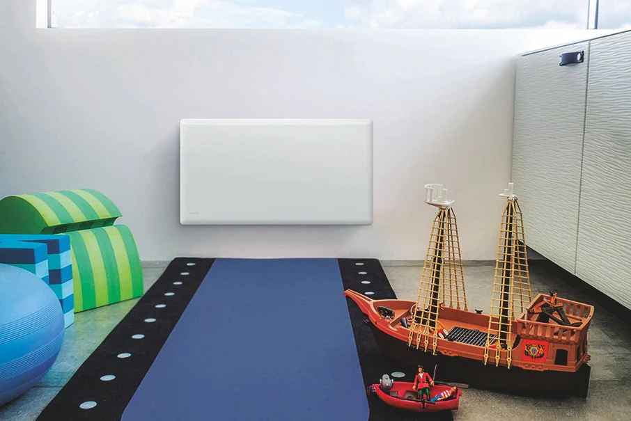Nobo 1kW Slimline Panel Heater with Thermostat and Castors - Image 5