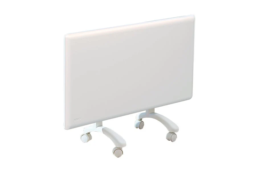 Nobo 1kW Slimline Panel Heater with Thermostat and Castors - Image 2