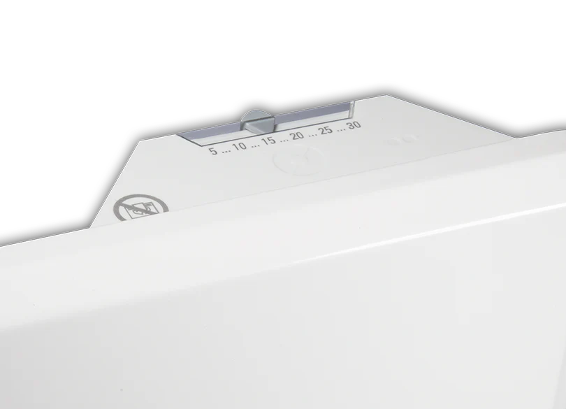 Nobo 1kW Slimline Panel Heater with Thermostat and Castors - Image 4