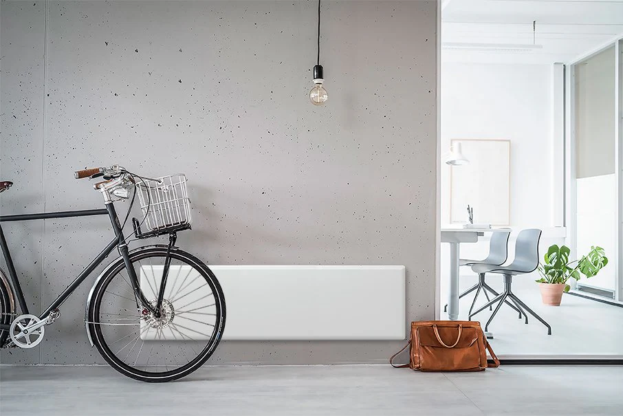 Nobo 2.4kW Slimline Panel Heater with Thermostat and Castors - Image 5