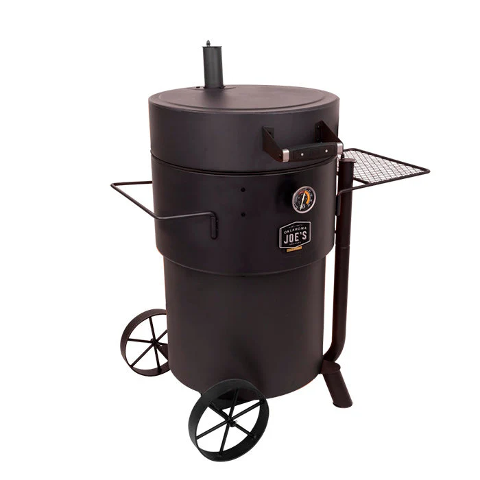 Oklahoma Joes Bronco Pro Drum Smoker XL - Black - Image 3