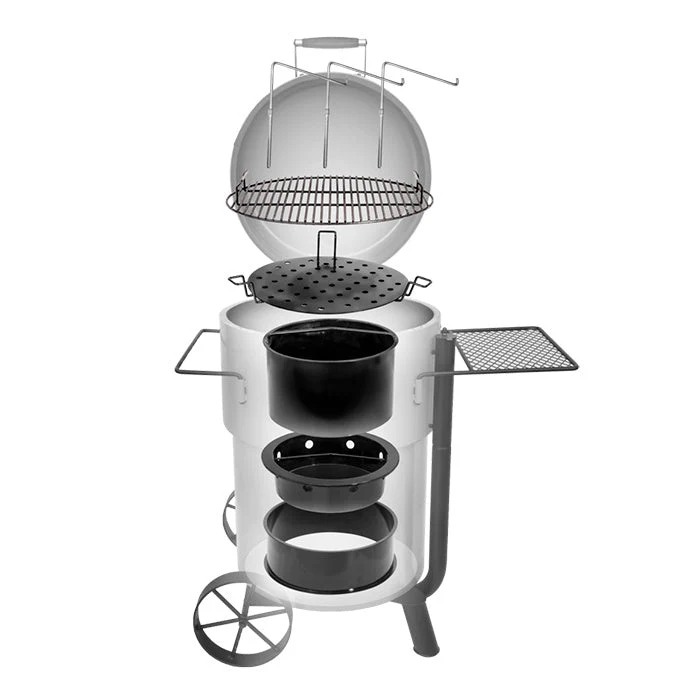 Oklahoma Joes Bronco Pro Drum Smoker XL - Black - Image 5