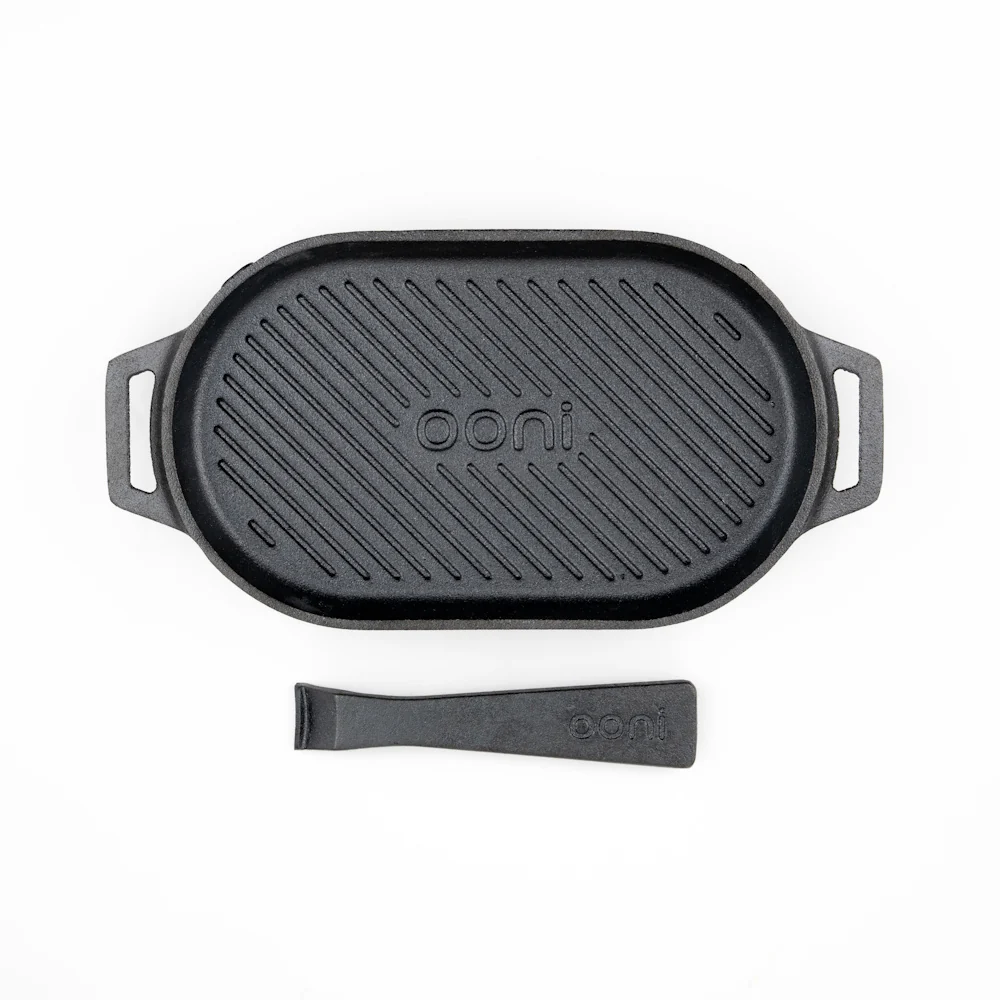 Ooni Cast Iron Grizzler Griddle Pan - Image 2