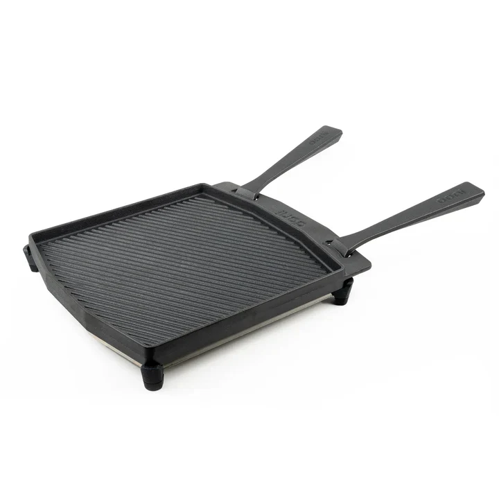 Ooni Dual-Sided Grizzler Plate with Stainless Steel Trivet - Image 2