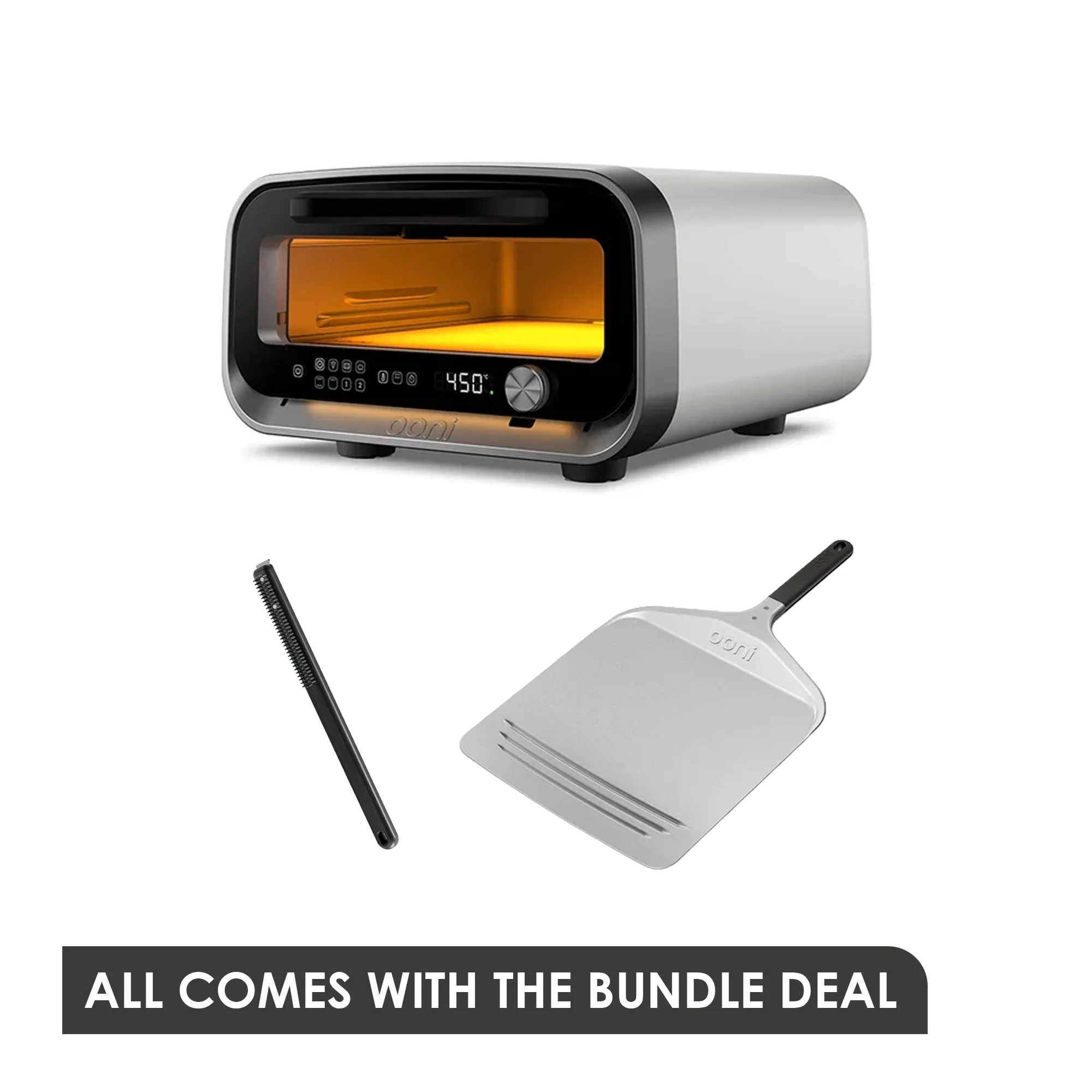 Ooni Volt 2 Pizza Oven Essential Bundle - Polar White - Image 2