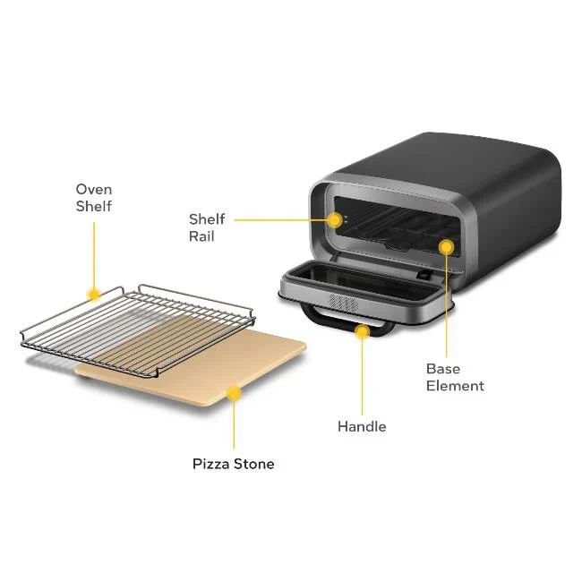 Ooni Volt 2 Pizza Oven Essential Bundle - Charcoal Grey - Image 6