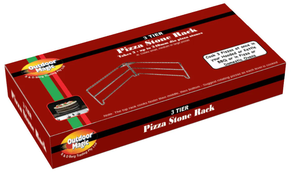 Outdoor Magic 3 Tier Pizza Rack - Image 2