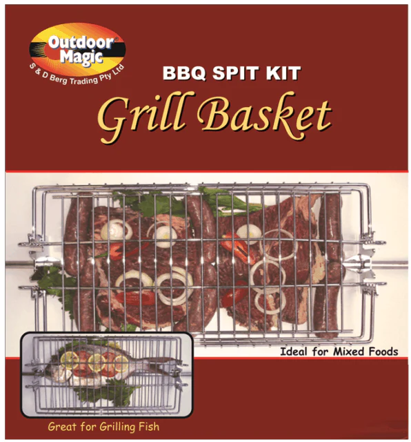 Outdoor Magic Spit Grill Basket