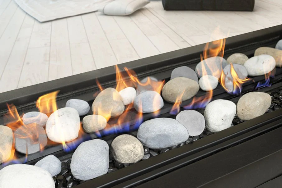 Real Flame Element 1800 Double Sided Power Balanced Flue Gas Fireplace - Image 5