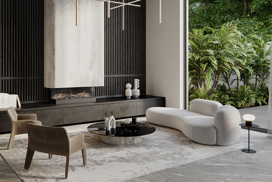 Real Flame Nuvo 1200 Gas Fireplace