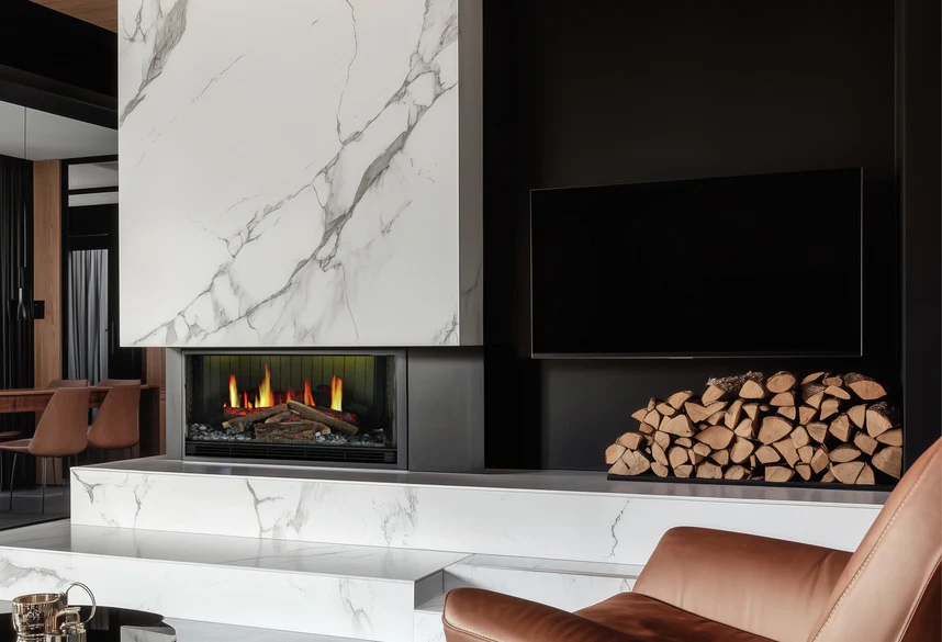 Real Flame Vista Three Sided Electric Fireplace - Image 2