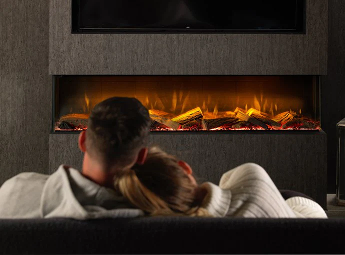Real Flame Vivente 1/2/3 Sided Electric Fireplace - Image 2