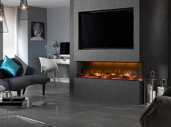 Real Flame Vivente 1/2/3 Sided Electric Fireplace - Image 3