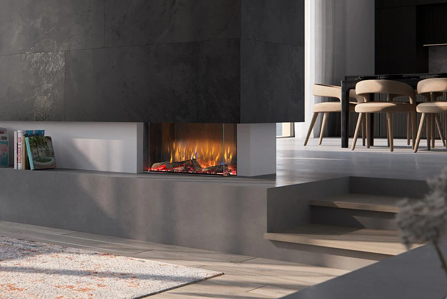 Real Flame Vivente 1/2/3 Sided Electric Fireplace - Image 4