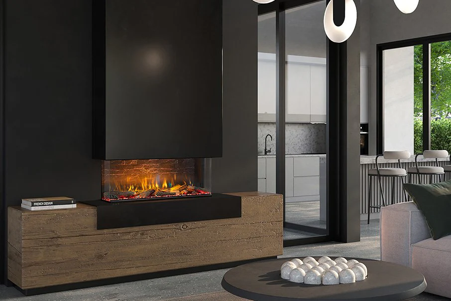 Real Flame Vivente 1/2/3 Sided Electric Fireplace - Image 5